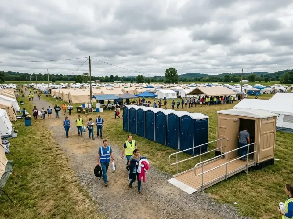 disaster-relief-camp-restrooms-010 — frequently asked questions, Dumpster & Portable Bathrooms Rental in Lackland AFB, TX